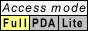 Select PDA or Lite mode for slow connections or low definition browsers